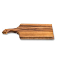 Houten snijplank met gegraveerd logo, rechthoekig, bamboe, met handvat, SY merk, duurzaam, 1,5 cm dik, vaatwasserbestendig, voor thuisgebruik
