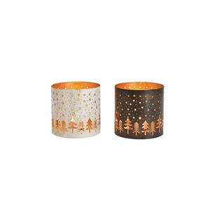 Set of 3 High End Available White Custom Brass Pillar Candle Holder with Super Shine Manufacturer Wholesaler Factory Direct <b>Sale</b> - Product Image 3