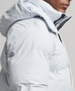 Blouson Bomber Homme Bleu Marine Col Montant Personnalisé Écologique Imperméable Matelassé 50% Polyester 50% Coton Vente en Gros - Product Image 4