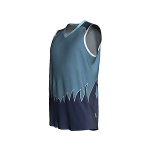 Nuevas Camisetas de Baloncesto de Verano al por Mayor con Logotipo y Número Personalizados, Tallas Grandes, Unisex, 100% Poliéster, OEM, Transpirables, de Secado Rápido, sin Mangas - Product Image 3