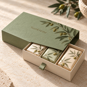 Juego de Jabones en Barra Estilo Cajón, Caja de Embalaje Rígida - Product Image 4