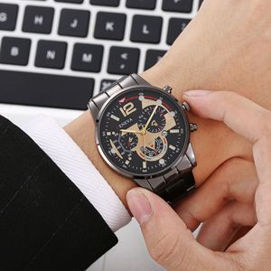 Men's Sports <b>Watch</b>, Luminous Hands and Calendar, Alloy <b>case</b> Strap and Quartz Movement, Ultra-thin Waterproof Casual Outdoor Wear - Product Image 3