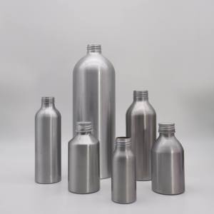 58-241mm High Quality Aluminum Metal Bottles with ROPP Caps for Cosmetics & Shampoo Conditioner Liquid Wholesale GREEN PACKAGING - Product Image 2