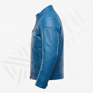 Chaqueta de Motociclista de Cuero Genuino para Hombre de la Mejor Calidad, Nueva Colección de Invierno, Chaquetas de Motocicleta con Protecciones Desmontables Personalizadas - Product Image 3
