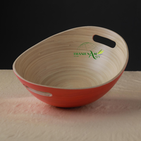 Ensemble de bols à soupe en bambou jetables durables et écologiques Produit en bois personnalisable pour usage alimentaire commercial Fabriqué au Vietnam Fabricant