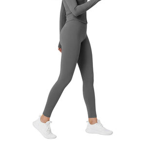 Ladies Yoga Pants High Waist Stretchable Fabric Gym Fitness Workout <b>Leggings</b> for Women Activewear - Product Image 2