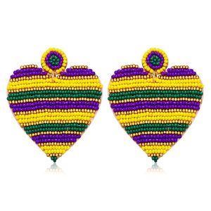 Stylish Ethnic Handmade Seed <b>Bead</b> Earrings Multi <b>Color</b> Beaded Jewelry for Girls At Best Price - Product Image 1
