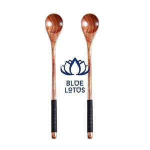 Juego de 7 Cucharas de Madera de Acacia Ecológicas de Alta Calidad, 5.8 Pulgadas, Mini Cucharas para Miel, Mermelada y Condimentos, Solo Lavar a Mano, Utensilio de Cocina - Product Image 1