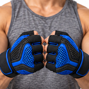 Gants de musculation personnalisés pour l'entraînement physique, vente en gros, fabricant OEM ODM, fournisseur, équipement de protection des mains pour la gym - Product Image 1