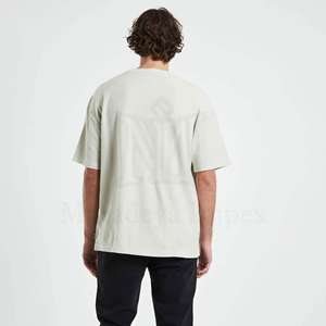 High Quality Solid <b>Colour</b> T Shirt Summer Custom LOGO Print 100% Cotton Men's Blank <b>Plain</b> T Shirts 200GSM - Product Image 3