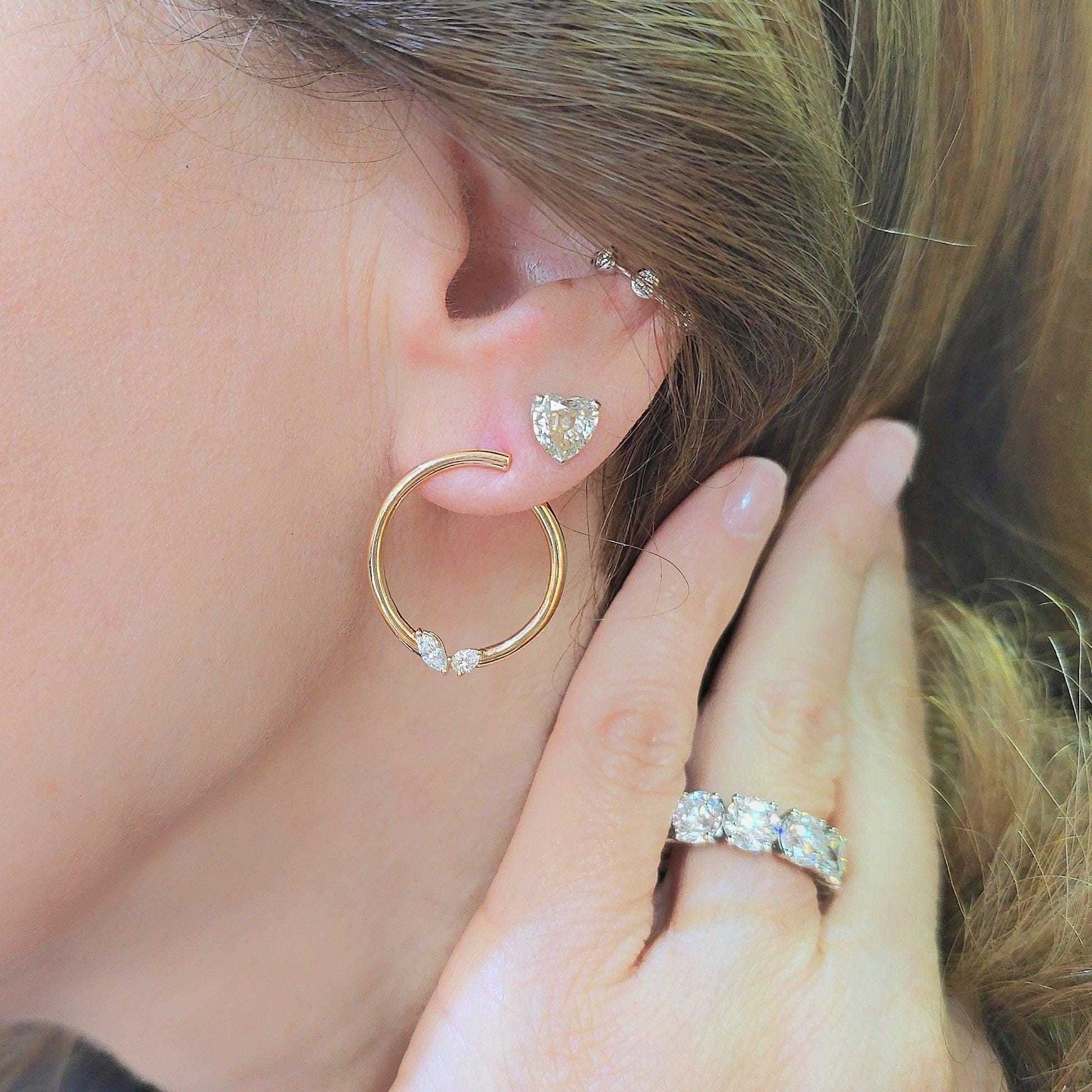 18K Real Solid Gold