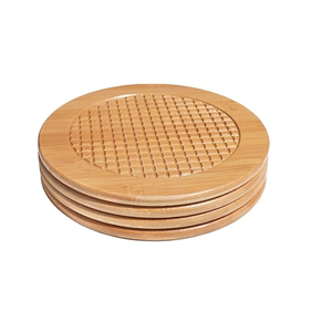 Wood Trivet 3 Pieces Wood Triangle Trivet <b>Set</b> <b>Mats</b> & Pads Customized Shape Heat Resistant Pot Holder - Product Image 2