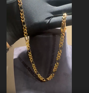 Cadena de Oro Rosa de 18 Quilates Certificada, Modelo MONACO LINK para Hombre, con Cierre con Logotipo de Parekh & Sons, para Regalo de Fiesta, Boda o Compromiso - Product Image 3