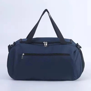 Sac de voyage en nylon de forme ovale avec double poignée, fermeture éclair, plusieurs compartiments, bandoulière réglable, grande capacité - Product Image 2