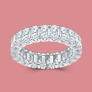 Gold Plated Moissanite Prong <b>Ring</b> GRA Certified 925 Sterling <b>Silver</b> Claw Setting Round Shape Luxury Gemstone <b>Rings</b> Women Gift - Product Image 1