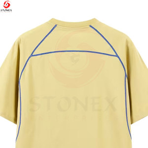 เสื้อยืดทรงโอเวอร์ไซส์สำหรับผู้ชาย ผ้าฝ้ายพรีเมียม ทรงหลวม คอกลม แขนสั้น แฟชั่นสตรีทแวร์ เสื้อยืดลำลองสำหรับทุกวัน - Product Image 5