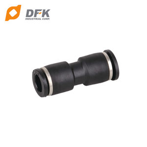Raccords pneumatiques droits en plastique DFK EPU, diamètre 6 mm, noirs, pour systèmes pneumatiques avec résistance à la pression de 1,1 MPa, température de fonctionnement de -10 à 60 °C - Product Image 2
