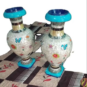 Fuente de Mármol Hecha a Mano con Incrustaciones, Estilo Antiguo, Decoración Elegante - Product Image 2