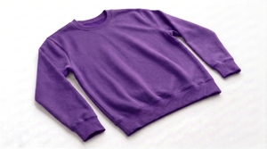 เสื้อสเวตเชิ้ตคอกลมสีม่วงสำหรับผู้ชาย ผ้าฝ้ายถัก 100% ทรงปกติ สวมใส่สบายๆ สำหรับฤดูใบไม้ร่วง - Product Image 5