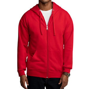 Sudadera con Capucha para Hombre y Mujer, 100% Algodón, Cierre de Cremallera, Diseño Sólido, Impresión Digital, Estilo Hip Hop Y2K, Servicio OEM - Product Image 2