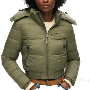 Fabricant de vestes matelassées courtes pour femmes |   Vêtements d'hiver imperméables, respirants, réversibles, 100% polyester - Product Image 5