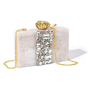 Monedero de mujer, cadena cuadrada pequeña, Bolsos De Mujer, bolsos de mensajero con correa de cadena, bolsos de moda para mujer, bolso de mano personalizado para mujer - Product Image 2