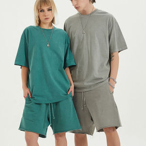 Camiseta Personalizada con Logotipo, 100% Algodón, Lavado Ácido, Hombros Caídos, Estilo Vintage para Hombre - Product Image 6