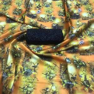 ชุดผ้าซาตินพิมพ์ลายดิจิทัลผ้าซาตินพร้อมเสื้อเลมอน - Product Image 1