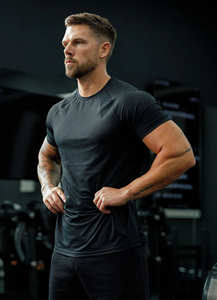 Nueva Llegada 2025, Camiseta Larga Deportiva de Alta Calidad, 100% Algodón, Talla Grande, Personalizable, Mangas Regulares, Estilo Hip Hop para Hombre - Product Image 6