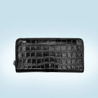 Großhandel echte Krokodil leder Damen Geldbörse Mode Clutch Geldbörsen lange und stilvolle Größe 19x10x2cm