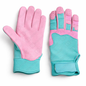 Nuevo último diseño Combinación de colores única Puño corto Cuero digital Los mejores guantes de bateo de béisbol de softbol Guantes de todos los tamaños - Product Image 2