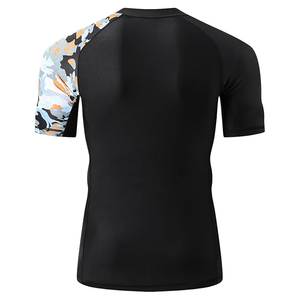 Camiseta Deportiva de Compresión con Estampado de Lobo para Hombre, Secado Rápido, Ropa Deportiva para Gimnasio, Logotipo Personalizado - Product Image 4