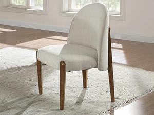 Modern Midcentury Rectangle Dining <b>Table</b> Set With 6 Chairs Marble <b>Top</b> <b>Wooden</b> Legs Stable Design Home Furniture - Product Image 3