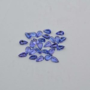 4x6mm Naturel Bleu Profond Tanzanite Facettes Poire Coupe Pierres Précieuses En Vrac En Gros IGI Certifié Calibré Pierre Bijoux Meilleur Prix - Product Image 3