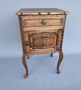 Table de chevet moderne et rétro en bois avec tiroirs de rangement pour chambre à coucher, idéale pour petits espaces, style rustique - Product Image 4