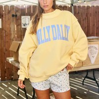 SAVED Sweat-shirt d'hiver oversize personnalisé en molleton de coton à col ras du cou pour femme et unisexe, avec broderie de lettres en chenille et col montant en sergé