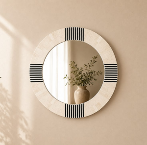 Espejo de Pared con Incrustaciones de Hueso de la Mejor Calidad, Estilo Moderno, Hecho a Mano - Product Image 2