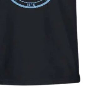 T-shirt graphique à manches courtes pour jeunes noirs, imprimé bleu à contour rond, col rond, décontracté, léger, tendance, pour enfants - Product Image 4