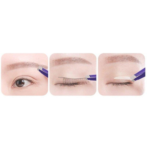 Tijeras para Cejas de Acero Inoxidable Ultra Afiladas con Punta Inclinada para Recorte y Modelado Profesional - Product Image 5