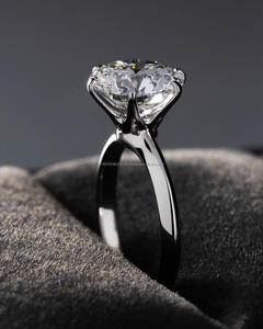 Igi/gia วงแหวนสำหรับงานแต่งงานทอง14K ประดับเพชรแบบวินเทจสำหรับใส่ได้ทั้งชายและหญิงสำหรับงานเลี้ยงครบรอบ - Product Image 2