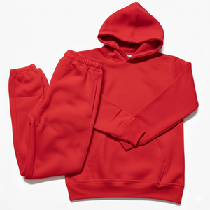 Private Label Winter Casual Tracksuit Set Wholesale Custom for Blank <b>Lightweight</b> <b>Hoodie</b> Jogger 2 Piece Set Boys Clothing - Product Image 4