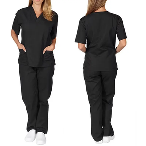 Custom High Quality Women's <b>Scrub</b> Uniform Comfortable Hospital Wear with Soft Spandex Medical <b>Body</b> Suits for Women <b>Scrubs</b> - Product Image 5