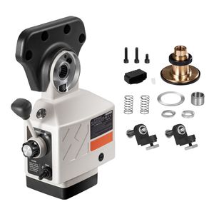 Alimentador de mesa motorizado para fresadora, eje X, 450 in-lb de par, velocidad de rotación ajustable de 0-200 RPM, 120V - Product Image 1