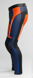 Pantalones de Motociclismo de Cuero para Hombre, con Protección Blindada, Certificación CE, Estilo Profesional, Alta Visibilidad y Protección Contra Pinchazos - Product Image 2