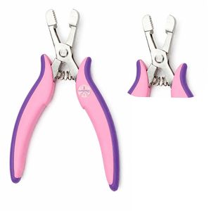 Hair <b>Extensions</b> Purple Plier For Crushing Fusion Glue Bond Straight Serrations - Product Image 1