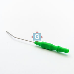 Tubo de Acero Inoxidable Zoellner de Color Verde, Material No Magnético, Instrumento de Succión Quirúrgica ENT Manual con Certificación CE - Product Image 1