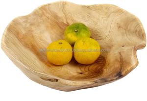 Bol de service en bois d'acacia Best-seller Assiettes de service pour restaurants modernes de fête Set de bols en bois Falak World Export - Product Image 4