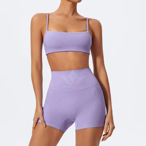 Conjunto de yoga de 2 piezas sin costuras para mujer, leggings de cintura alta y largo completo, cuello alto, cremallera frontal, manga larga, para gimnasio, fitness y entrenamiento - Product Image 5
