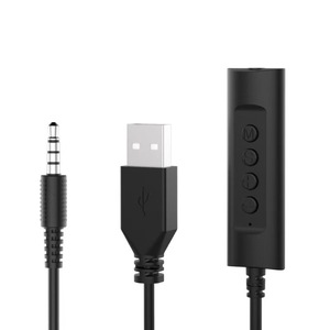 <strong>Adapter</strong> 3.5mm to <strong>Usb</strong> in Line Control for <strong>Headphone</strong> - Product Image 1