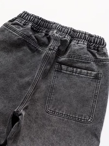 AAFII IMPEX Jean Cargo Vintage Noir Coupe Droite pour Homme Taille Moyenne 100% Coton Écologique Léger Tendance Estivale - Product Image 4